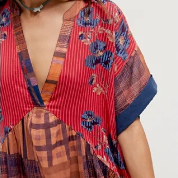 Free People Printed Agnes Dress - Picture 2 of 7